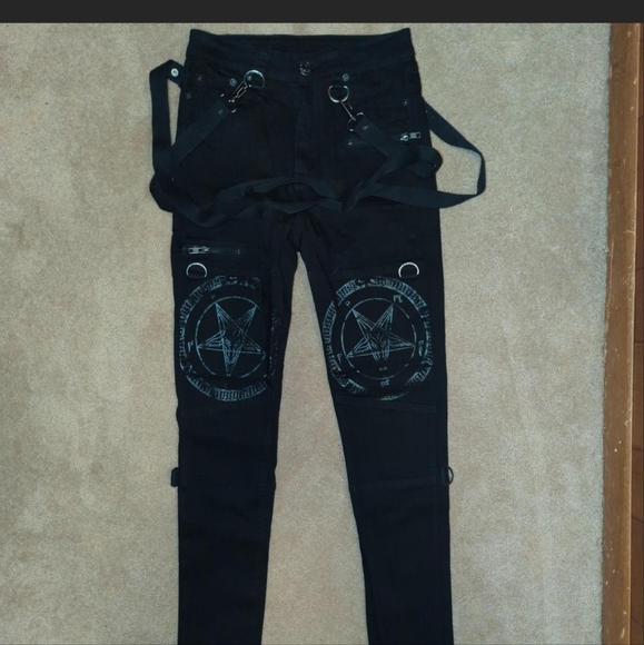 BNWOT Killstar Grave Slave Skinnies size Small - Picture 4 of 6